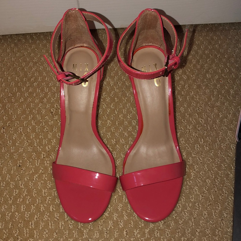 Pink high heels